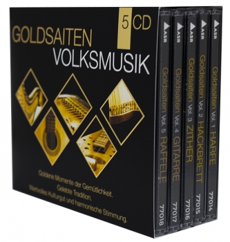 Goldsaiten VOLKSMUSIK - 5 CD Set