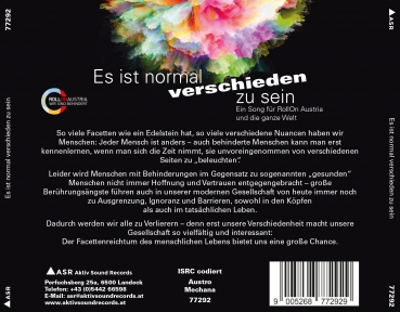 Es ist normal verschieden zu sein - RollOn Austria (feat. Ronja Forcher, Rafael Haider, Christiane Meissnitzer, Seiwald & Topf)